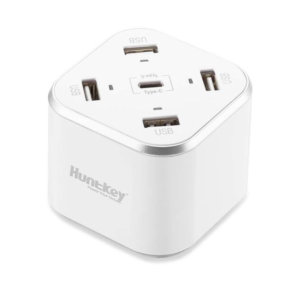 Huntkey 4-Port USB + 1 Type-C Charger